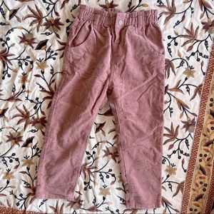 Zara Girl corduroy pants NWOT size 3-4 years